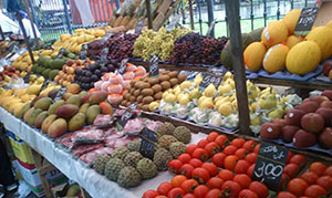 Local market in Rio de Janeiro