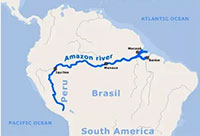 amazon river course far away from rio de janeiro