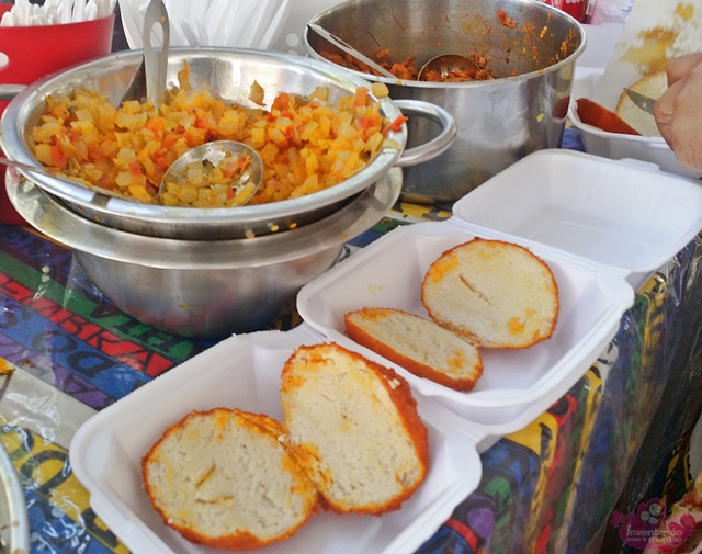 food stall at ipanema hippie market