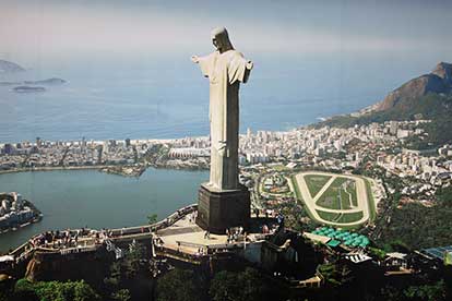 taille du christ redempteur corcovado brésil