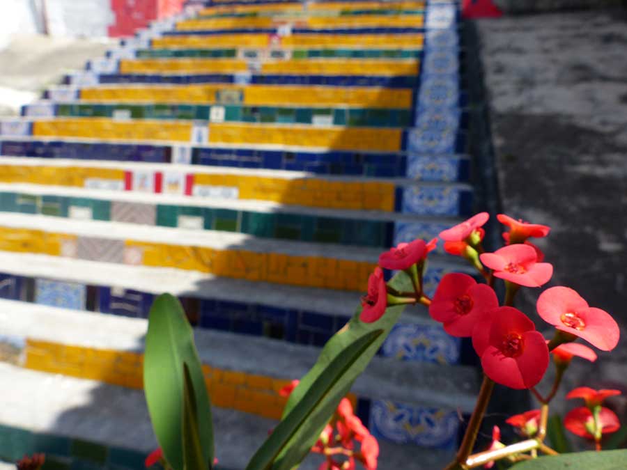 Escadaria Selarón - A vibrant and artistic staircase